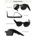 thumbnail image 4 of TINHAO Polarized Fit Over Glasses Sunglasses for Women Men Trendy Cat Eye Wrap Around Shades UV Protection, 4 of 6
