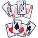thumbnail image 5 of 5 parches para ropa de Poker Ace, emblema de tarjeta de póquer termoadhesivo, parches bordados para planchar, apliques de naipes, pegatina de tela para camiseta DIY Excelente Rendimiento, 5 of 5