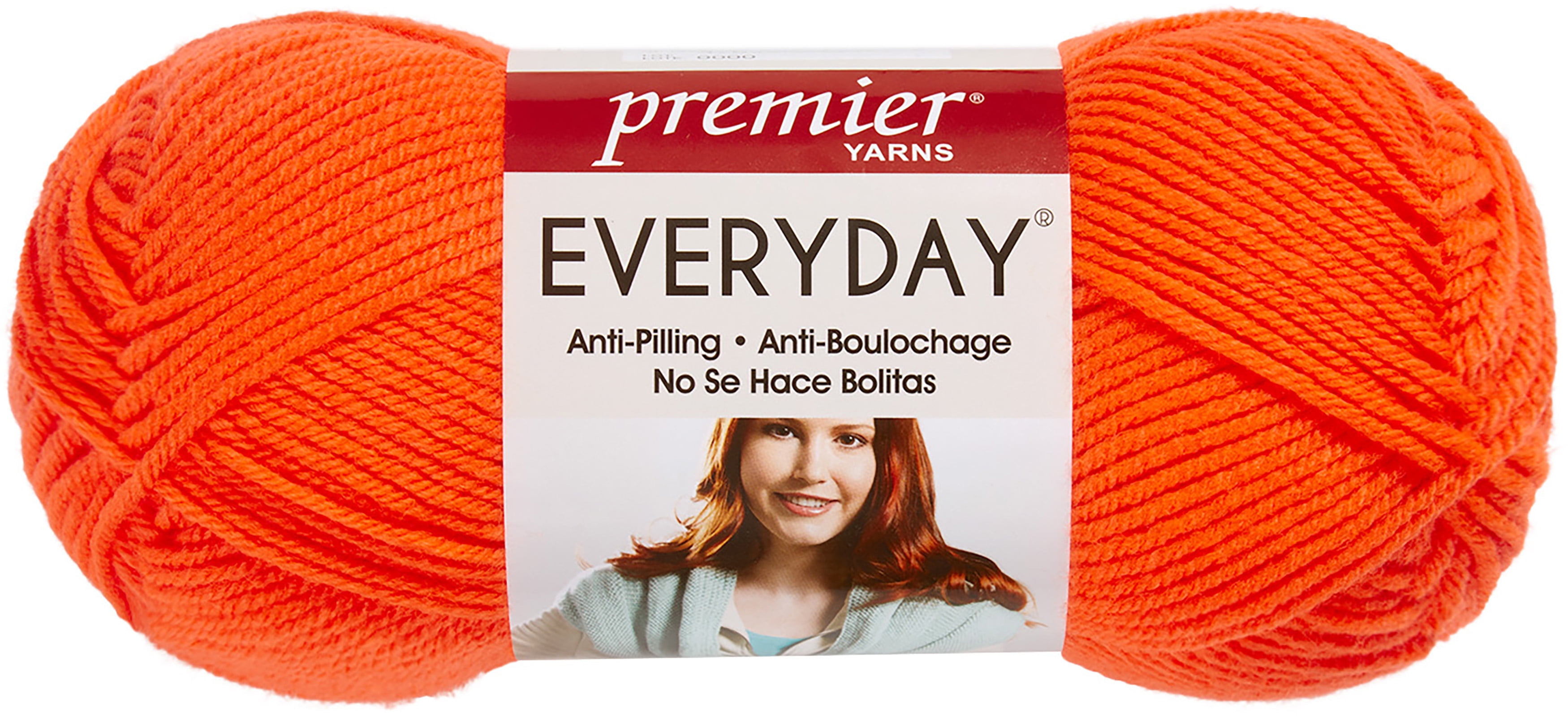 Premier Yarns AntiPilling Everyday Worsted Solid YarnFlame Orange