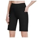 thumbnail image 1 of Gibobby Pantalones de yoga Pantalones cortos para correr Yoga Abdomen Pantalones Mujer Entrenamiento Control Cintura Bolsillos altos Pantalones de yoga(Negro， XL), 1 of 5