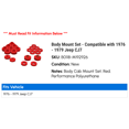 thumbnail image 2 of Body Mount Set - Compatible with 1976 - 1979 Jeep CJ7 1977 1978, 2 of 2