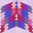 thumbnail image 1 of Ahgly Company Machine Washable Indoor Square Transitional Dark Orchid Purple Area Rugs, 4' Square, 1 of 7