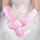 thumbnail image 1 of Nvzi Guantes de satén de estilo ópera, de talla clásica para adultos, de 15" (rosa), 1 of 5