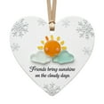 thumbnail image 1 of Adorno de corazón con animales y amistad Una forma significativa de expresar «mi persona» Amistad eterna En forma de corazón Amigo Colgante acrílico 2D, 1 of 5