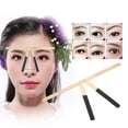 thumbnail image 1 of LAFGUR Eyebrow Ruler, Eyebrow Ruler, Alloy For Personal Locating Eyebrow Shape Beauty Salon, 1 of 1