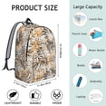 thumbnail image 5 of Leopard Print Backpack for School,Cute School Bag,Schoolbag with Adjustable Shoulder Straps & Padded Back,15.7"x11.8"x5.5", 5 of 5