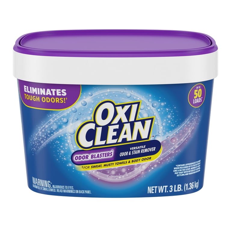 OxiClean Odor Blasters 3lb: Stain Remover & Laundry Booster Powder