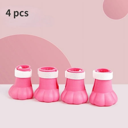 Cat Claw Protector Bath Feeding Bathing Shoes Foot Cover Anti-Scratch for Cats Pet Grooming Silicone Paw Nail Cover Boots