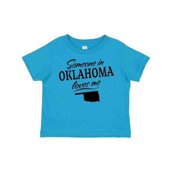 Inktastic Someone in Oklahoma Loves Me Boys or Girls Toddler T-Shirt