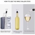 thumbnail image 2 of Enfriador de vino, enfriadores de vino de acero inoxidable de grado alimenticio para botellas de vino, 2 of 5