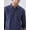 Blue, variant on 100% Cotton Mens Medium Coffee Solid Color Slim Fit Shirts