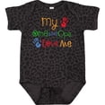 thumbnail image 3 of Inktastic Oma and Opa Love Me Grandchild Boys or Girls Baby Bodysuit, 3 of 5