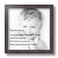 thumbnail image 2 of ArtToFrames 9" x 9" Dark Brown Picture Frame, 9x9 inch Brown Wood Poster Frame (WOM-4757), 2 of 7