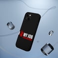 thumbnail image 5 of DistinctInk Tough Case for Apple iPhone 15 PLUS (6.7" Screen), Compatible with MagSafe Charging - I Heart My Job - I'm A Doctor, 5 of 6