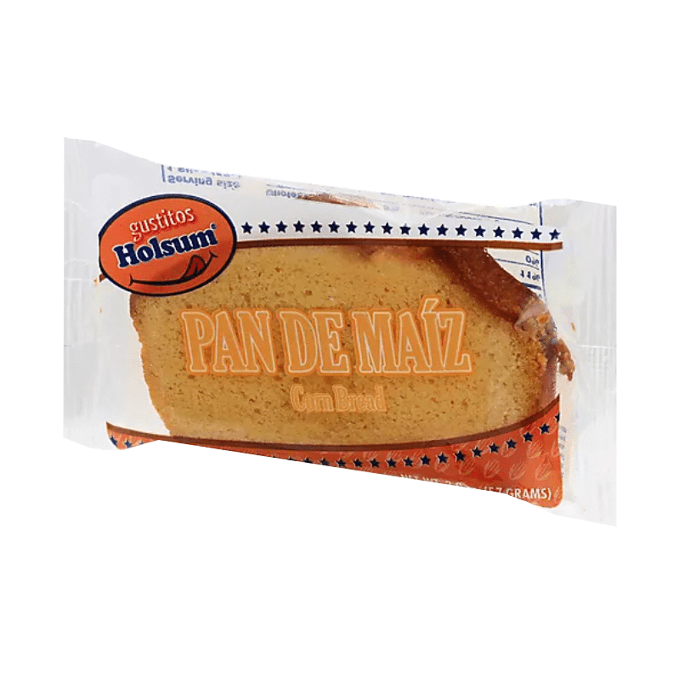 Holsum Soft Cornbread White Cake, 2 oz, Single pack, Shelf Stable