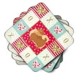 thumbnail image 2 of Pomeranian Love Foam Coaster Set of 4, 2 of 4