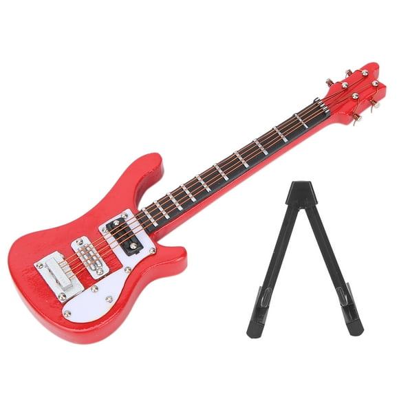 Kit De Guitarra, Decoración De Guitarra De Madera Y Plástico Guitarra En Miniatura Con Textura Fina Para La Decoración De La Mesa