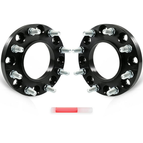 SCITOO 2Pcs Wheel Spacers 1" 8x180 Bore 124.1mm Studs 14x1.5 8Lug Wheel Spacers Adapters Fit for for Chevrolet Silverado 2500 Silverado 2500 HD Silverado 3500 Silverado 3500 HD for GMC