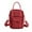 Red, variant on Waterproof Multi-pocket Zipper One-shoulder Messenger Bag Nylon Cloth Mobile Phone Bag Winter Dresses for 2022