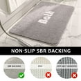 thumbnail image 5 of TOPCHANCES Non Slip Bath Mat, Ultra Soft Washable Bathroom Rugs, Water Absorbent Pedestal Mat ( 50x80cm, Light Gray ), 5 of 8