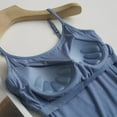 thumbnail image 4 of UoCefik Women's Tank Tops With Built-In Bra Trendy Adjustable Spaghetti Strap Camisole Tops Plus Size Padded Undershirts Basic Tank Tops Light Blue XXL, 4 of 8