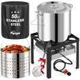thumbnail image 1 of Freidora Profunda Pipopa 50QT Acero Inoxidable para Cocina Exterior 110V, 1 of 8