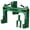 Green, variant on CAMMOO Cat 1 3-Point Quick Hitch with 2" Trailer Hitch Receiver, No Bushing Required Heavy Duty Tractor Accessories and Towing Hitch, 3000 lbs, Yellow