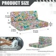 thumbnail image 6 of XYZCANDO Beautiful Flower RV Dinette Cushion Covers Mandala Style Washable RV Decor Comfortable Couch Cover 2 Cushion Sofa Stretchable Furniture Covers for Sofa and Loveseat Camper Accessories White, 6 of 6