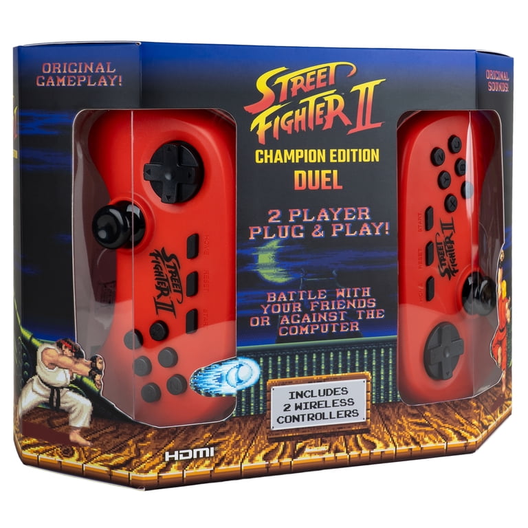 Street Fighter II Duel Plug and Play TV Game Console with Wireless