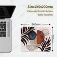 thumbnail image 4 of Boho Abstract Art Mouse Pad MidCentury Modern Decor, Small Gaming Square Mouse Pad, NonSlip Rubber Base, 9.5x7.9 Inch, Adds an Artistic and Bohemian Flair to Your Desk, 4 of 4