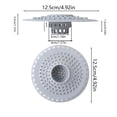 thumbnail image 2 of HEFEIYI Kitchen and Bathroom Drain Hair Catcher Filter Net Strainer with Efficient Silicone Design, 2 of 3