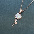 thumbnail image 3 of Collar colgante de rosa Hugo Moda Simple para Fiesta, 3 of 8