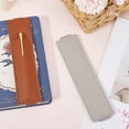 thumbnail image 3 of 2Pcs 2 Colors Imitation Leather Pen Holder with Elastic Strap Rectangle Mixed Color 18x4.5x0.4cm 1pc/color, 3 of 9