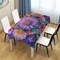 thumbnail image 3 of Yayeee Tablecloths for Rectangular Tables 60 x 108 inch Party Table Cover, Light Purple Flowers, 3 of 6