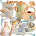 thumbnail image 1 of Accesorios de cocina Juego de juguetes BUYGER Pretend Play de 3 a 5 años, 1 of 6