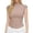 Z-Khaki426, variant on JIAYUE Women's Tank Top Summer Comfort Semi High Neck Stylish Solid Color Slim Fit Sleeveless Breathable Female Basic Vest