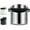 Silver, variant on XIMEI Espresso Knock Box, Large Capacity & Non-Slip Base, Barista Tools & Espresso Machine Accessories, White