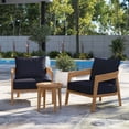 thumbnail image 3 of Brisbane 3-Piece Teak Wood Outdoor Patio Outdoor Patio Set-EEI-5835, 3 of 3
