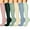 Multicolor-A, variant on Uaswgudfs Winter Warm Thermal Compression Socks for Women, Medium & Large Size, Daily Casual Crew Socks for Work, Party, Vacation, Hand Wash Cold