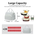 thumbnail image 4 of MEXS Insulated Lunch Bag for Women Men Large Reusable Lunch Box Adult Leakproof Portable Cooler Tote Bags for Work Picnic, 4 of 8