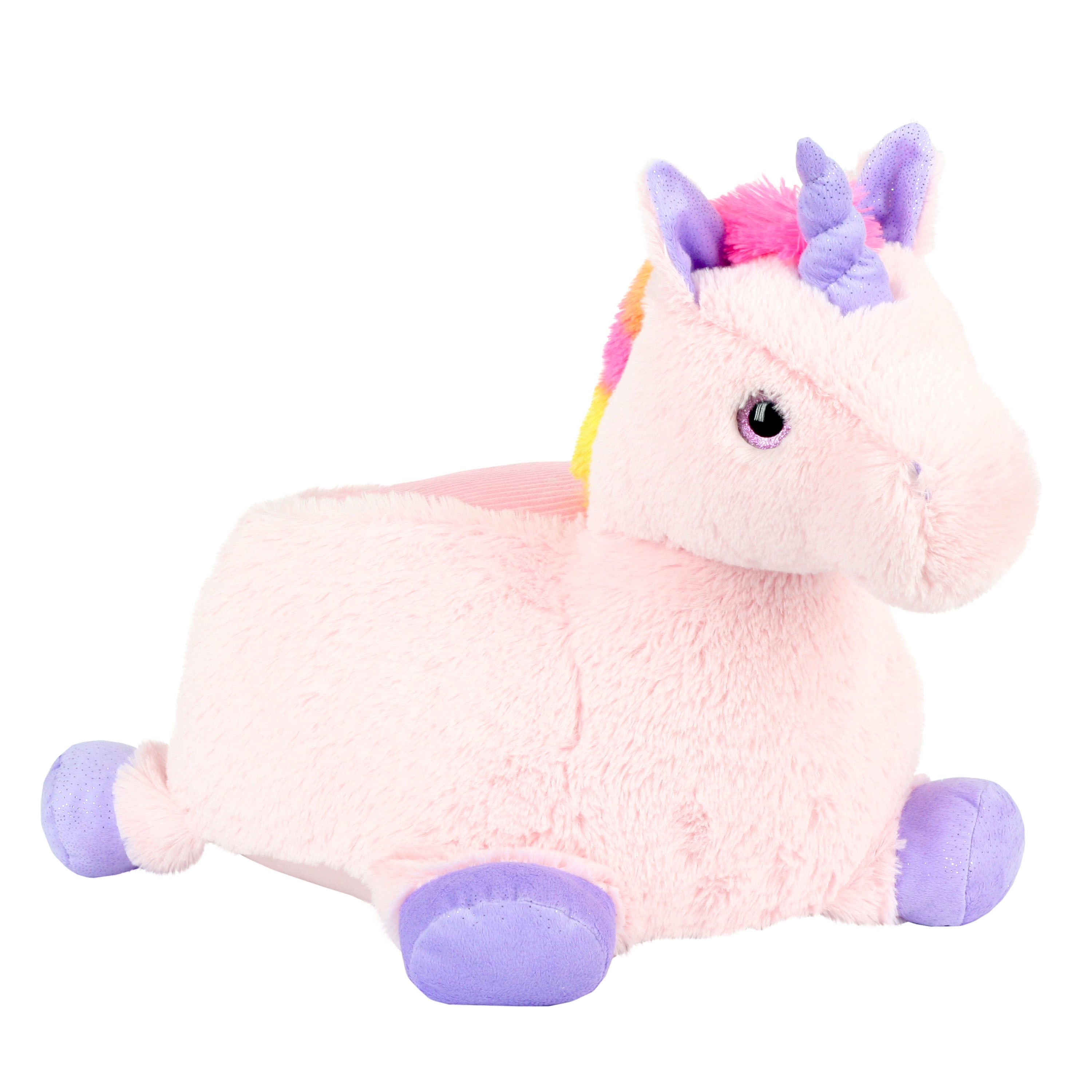 animal plush chair unicorn