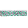 thumbnail image 3 of Ambesonne Birds Theme Fabric by the Yard Upholstery, Flamingos Leaves Exotic, 1 Yard, Pale Pink and Sea Green, 3 of 5