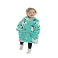 thumbnail image 2 of Wearable Blanket Hoodie for Adults Sherpa All Patterns Oversized Sweatshirt Blanket with Pockets, 2 of 6