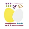 thumbnail image 2 of Glitter Easter Egg Sign Craft Kit, Craft Kits, Misc Hanging Decor Craft Kits, Hanging Decor Craft Kits, Easter, 12 Pieces, Multicolor, 2 of 3