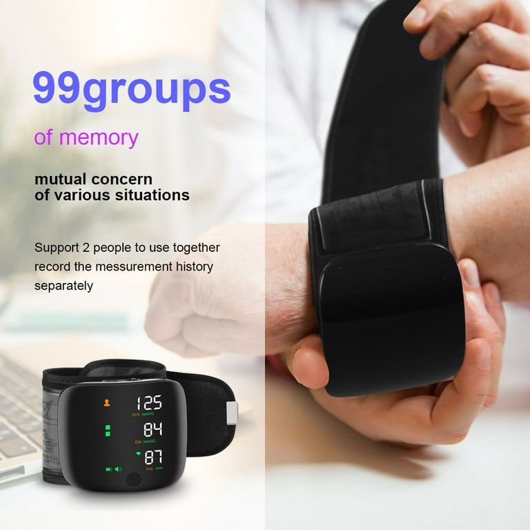 Rechargeable Wrist Blood Pressure Monitor