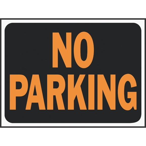hy-ko prod co 3012 9" x 12", Plastic, No Parking Sign