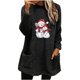 thumbnail image 2 of Puntoco Suéter Mujer Cuello Redondo e Invierno Suelto Estampado Bolsillo Cálido Manga Larga Blusa Tops Navidad Liquidación Puntoco Puntoco-951, 2 of 4