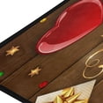 thumbnail image 2 of Dreamtimes Valentine's Day Kitchen Rug 39"x20", Happy Valentine's Day Non Slip Washable Cushioned Carpets Polyester AntiFatigue Comfort Porch Floor Mat for Washroom Bedroom, 2 of 7