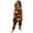 R32-Gold, variant on Kwasome Kid Romper Girls Casual Sleeveless Jumpsuits Spaghetti Strap Loose Overalls Rompers Long Pants With Pocket 1 Piece Overalls Daily Wear Ag 8-9 Years