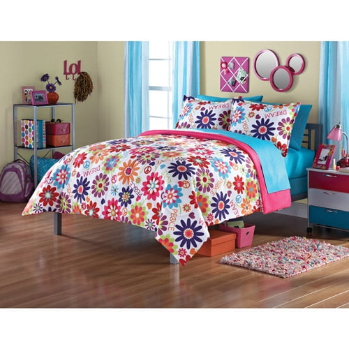 Your Zone Twin Dream Floral Comforter, 1 Each